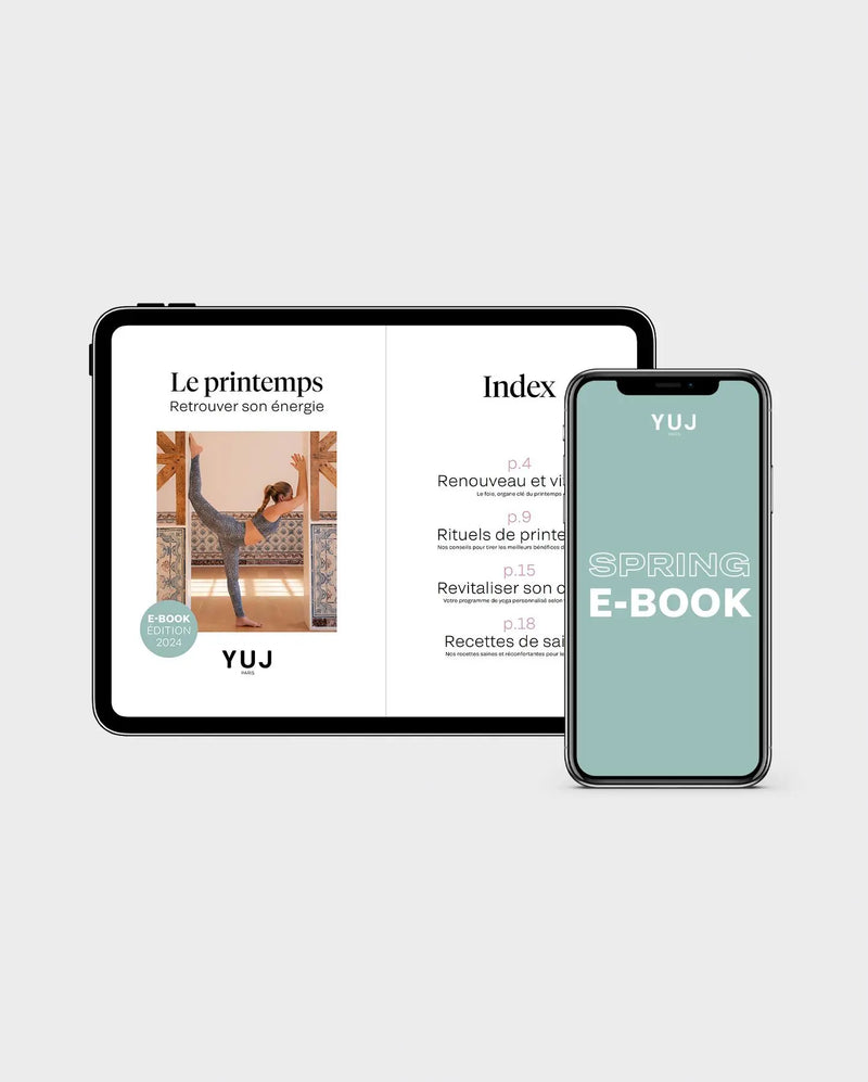 E-book "Retrouver son énergie" + 1 mois offert sur YUJ YOGA+ YUJ Paris