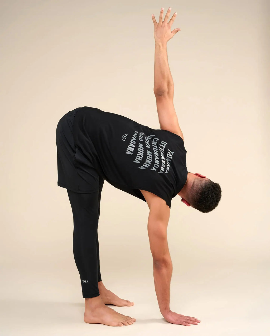 Legging de yoga avec short intégré pour homme YUJ Paris
