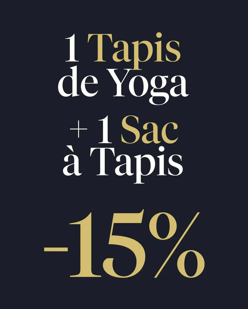 Votre pack  : Tapis de yoga + Sac à Tapis YUJ Paris